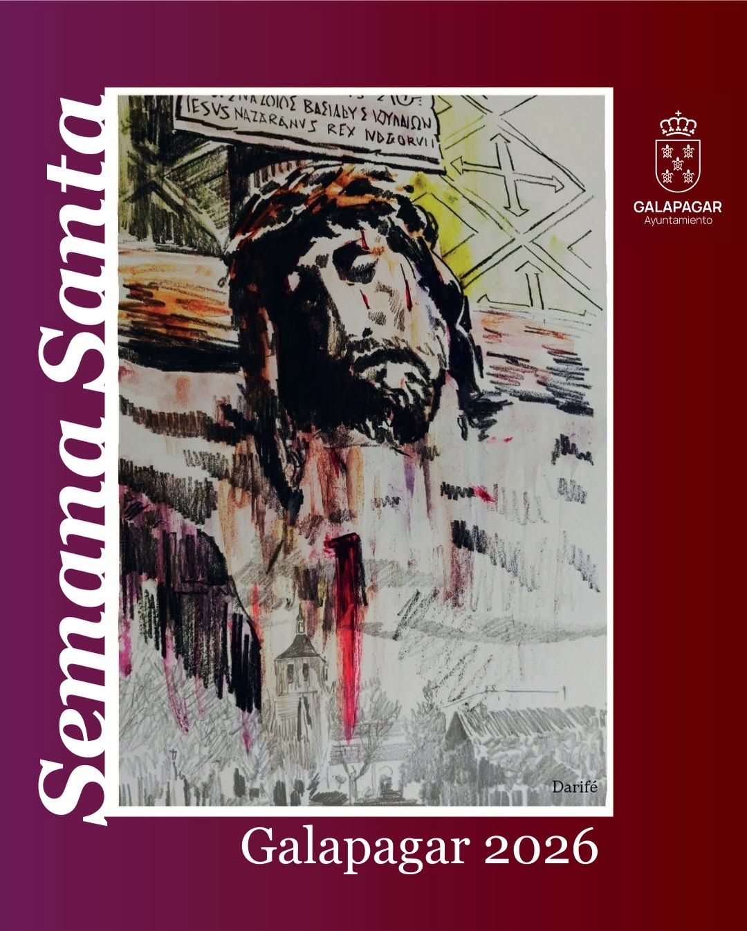 Cartel de Semana Santa en Galapagar 2026